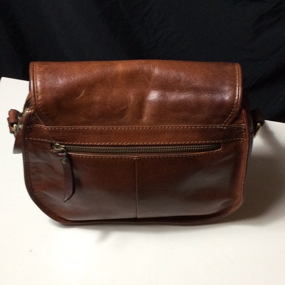 Diba Brown Leather Crossbody Bag - Picture 3 of 8